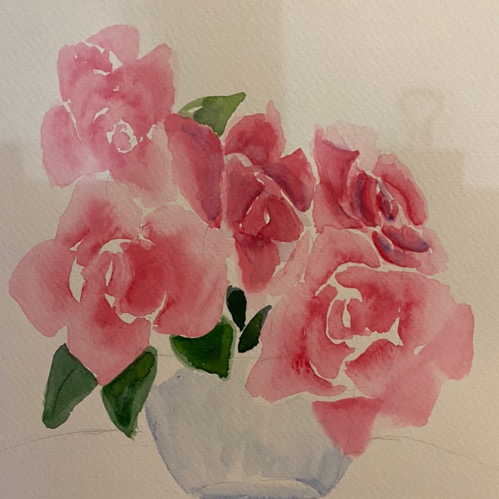Hand Painted Flowers